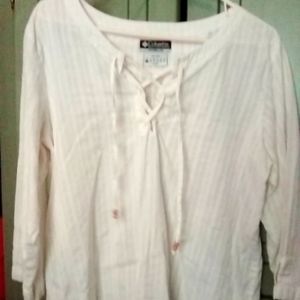Ladies Columbia 3/4 sleeve sz Lg
